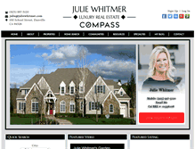 Tablet Screenshot of juliewhitmer.com